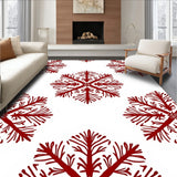 Festive Snowflake Enchantment Winter Wonderland Holiday Magic(Red)