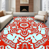 Inspired Symmetrical Design with Ornate Details(Red)
