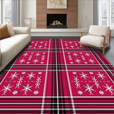 Winter Wonderland Tartan Frosty Crystal Celebration(Red)