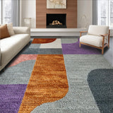 Ultra Soft Area Rug, Non Slip, Stain Resistant, Washable Area Rugs for Living Room, Bedroom, Modern Abstract Low Pile(Gray)