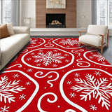 Merry Winter Wonderland with Abstract Interlocking Designs(Red)