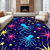 Celestial Octopus Tentacle with Starfish Constellation Design(Pink)