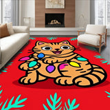 Outrageous Flashing Tabby Accident Merry Entertaining Conversation(Red)