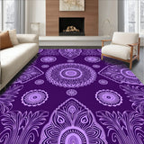 Enchanting Boho Paisley Medallion Artisan(Purple)