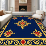 Floral with Twisting Leafwork Borders (Blue) - ODIKA