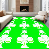 Festive Gnome Shamrock Motif(White)