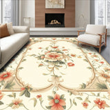 Beige Muslim Prayer with Ornamental Floral Medallion and Classic Symmetry(Beige)