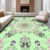 Vintage Botanical Medallion Art (Green)