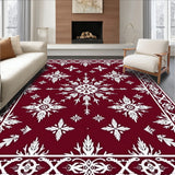 Winter Area with Delicate Ice Artwork(Red)