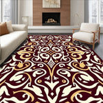 Art Nouveau Swirling Floral with Stylized Leaf Accents (Ivory) - ODIKA