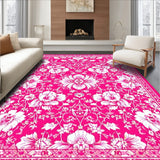 Vibrant Hot Pink Abstract Design(Pink)