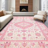Graceful White Pink Beige with Bethlehem Traditional Motifs(Ivory)