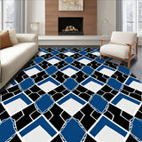 Seasonal Argyle Rhombus High Traffic Door(Black)