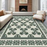 Venetian Brocade Majesty Worn Enchantment Dignified Adornment (Ivory) - ODIKA