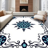 Rosette Craftwork With Symmetrical Vine (Black)