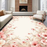 Blush Pink Floral Modern Aesthetic for Chic Elegance(Beige)