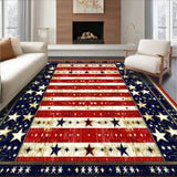 Independence Day Area Carpet(Red)