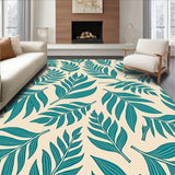 Tropical Leaf Mosaic Radiant Foliage Arrangement(Teal)