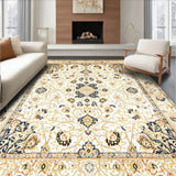 Heritage Inspired Area With Traditional Ornamental Motifs(White)