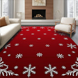 Magical Winter Wonderland Snowfall Crystalline(Red)