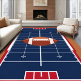 Football Field Gridiron Central Ball(Blue)