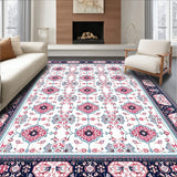 Boho Geometric Blush and Sky(White)