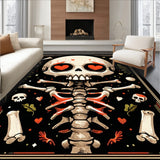 Aesthetic Goth Skull Tufted With Expressive Heart Eye Design(Gray)