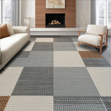 Ultra Soft Area Rug, Non Slip, Stain Resistant, Washable Area Rugs for Living Room, Bedroom, Abstract Vintage Boho(Gray)