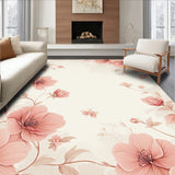 Chic Boho Beige Decorative With Blush Petal Arrangement(Ivory)