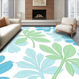 Botanical with Whispered Leaf Accents (Blue)