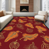 Harvest Festival Gobbler Motif with Rubber Backing(Red)