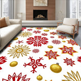 Enchanted Flurry with Interlocking Festive Motifs(Red)