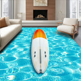 Chic Oceanic Geometric Arrangement(Blue)