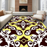 Damask Scrollwork with Ornate Victorian(Yellow)