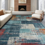 Grunge Chic Patterned Layer(Blue)