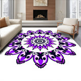 Kaleidoscope with Symmetrical Radiating Petals(Purple)