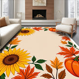 Harvest Festival Pumpkin Sunflower Decorative(Yellow)