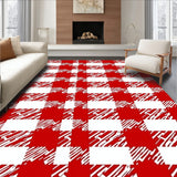 Festive Buffalo Plaid Holiday Accent(Red)