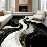 Luxurious Liquid Marble Aesthetic(Black)