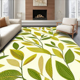 Tropical Leaf Beige Featuring a Vibrant Nature Inspired Design(Ivory)