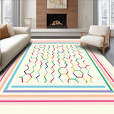 Hexagonal Honeycomb Design Accent with Retro Flair(Red)