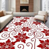 Elegant Yuletide Botanical Swirl(Red)