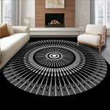 Midnight Constellation Burst Radial Contemporary Design (Black) - ODIKA