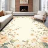 Pastel Floral Blossom with Vintage Inspired Botanical Design(Beige)