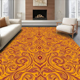 Paisley Swirl Bohemian Style Decorative(Yellow)
