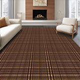 Ultra Soft Area Rug, Non Slip, Stain Resistant, Washable Area Rugs for Living Room, Bedroom, Tiger Skin Pattern(Brown)