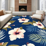 Trendy Navy Floral Composition(Blue)