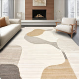 Nomad Weave Beige & Cream Harmony Abstract Lines Design(Beige)