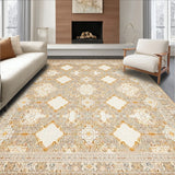 Elegant Beige Geometric Area with Diamond and Clean Lines(Beige)