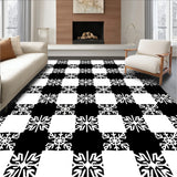 Buffalo Checkered Heritage with Nordic Snowflake Accents(Black)